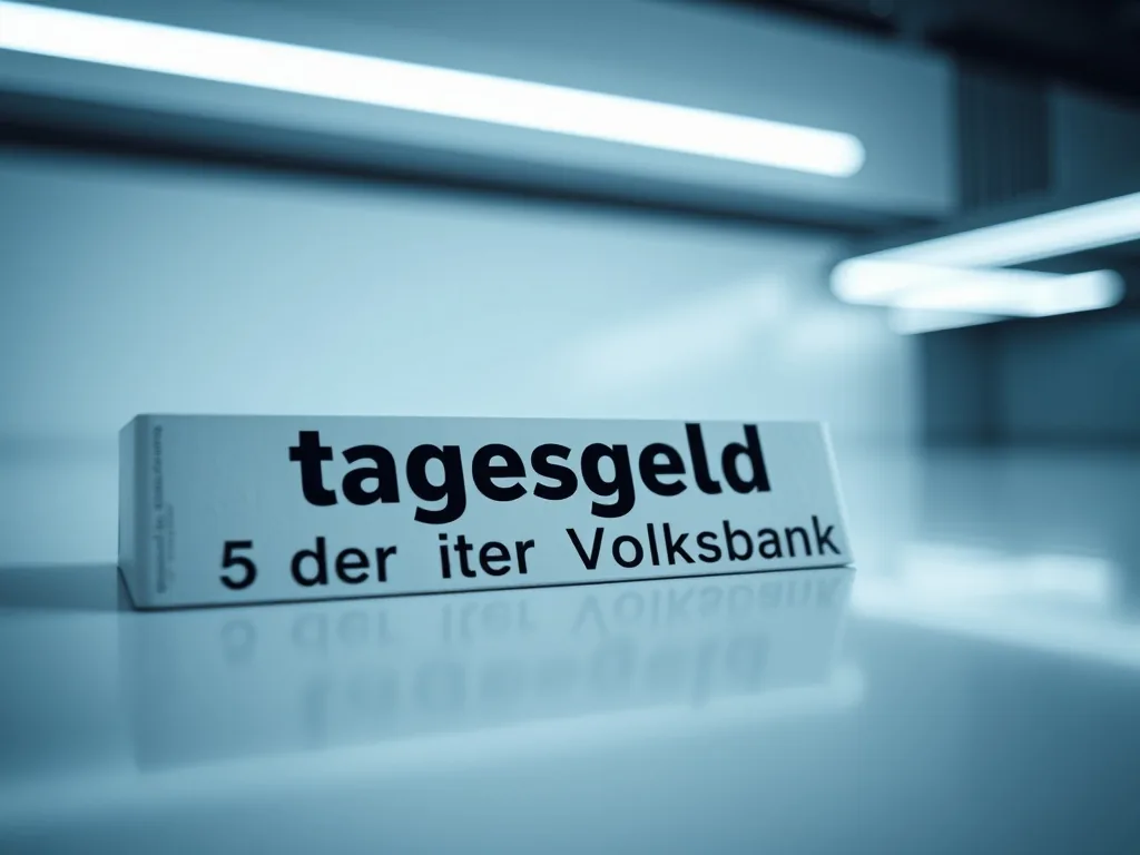 Tagesgeld Zinsen bei der Volksbank: Ein Vergleich lohnt sich